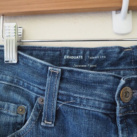 AG Adriano Goldschmied Graduate Tailored Leg Japanese Fabric Jeans sz 31x34 - Picture 3 of 6